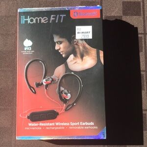 iHome Fit Bluetooth Water-Resistance Sport Earbuds